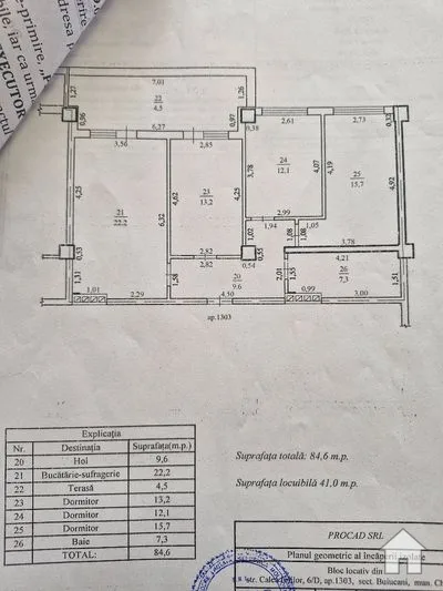 Apartament 3 camere, 85 m², Sculeni, str. Calea Ieșilor · Fotografia 5