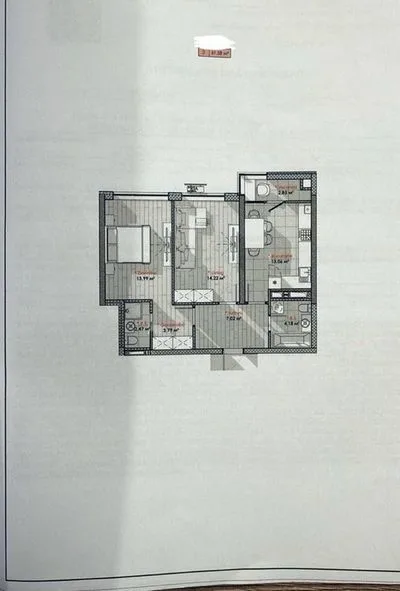 Apartament 1 cameră, 62 m², Telecentru, șos. Hâncești